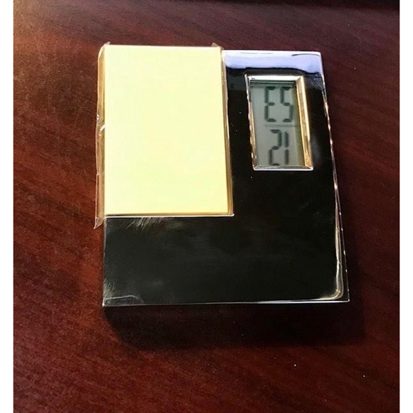 Digital Desk Clock with Notepad - Picture 2 of 3